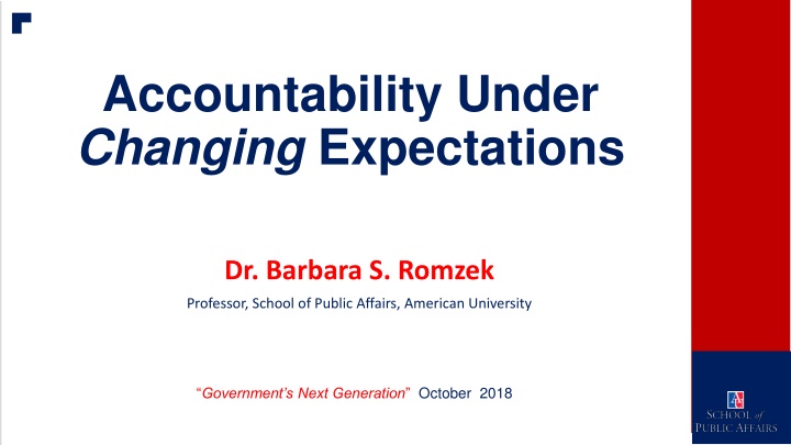 accountability under changing expectations