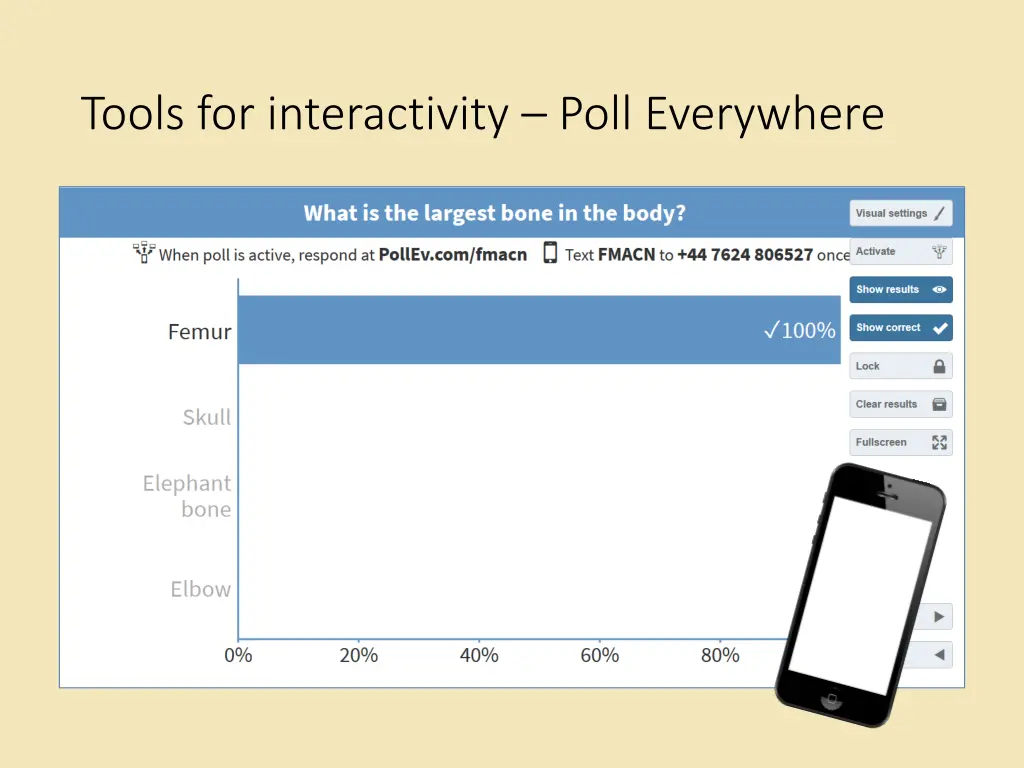 tools for interactivity poll everywhere