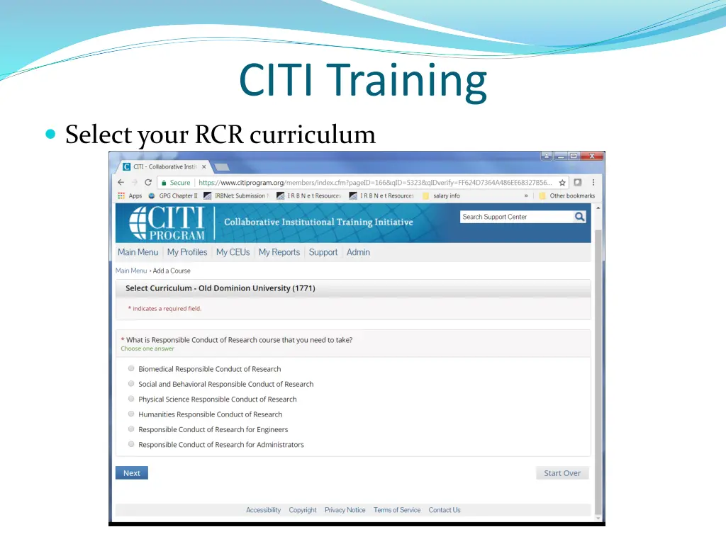 citi training 2