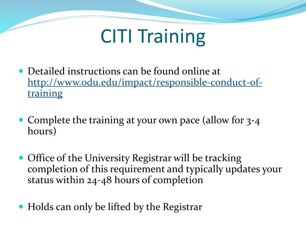 citi training 3