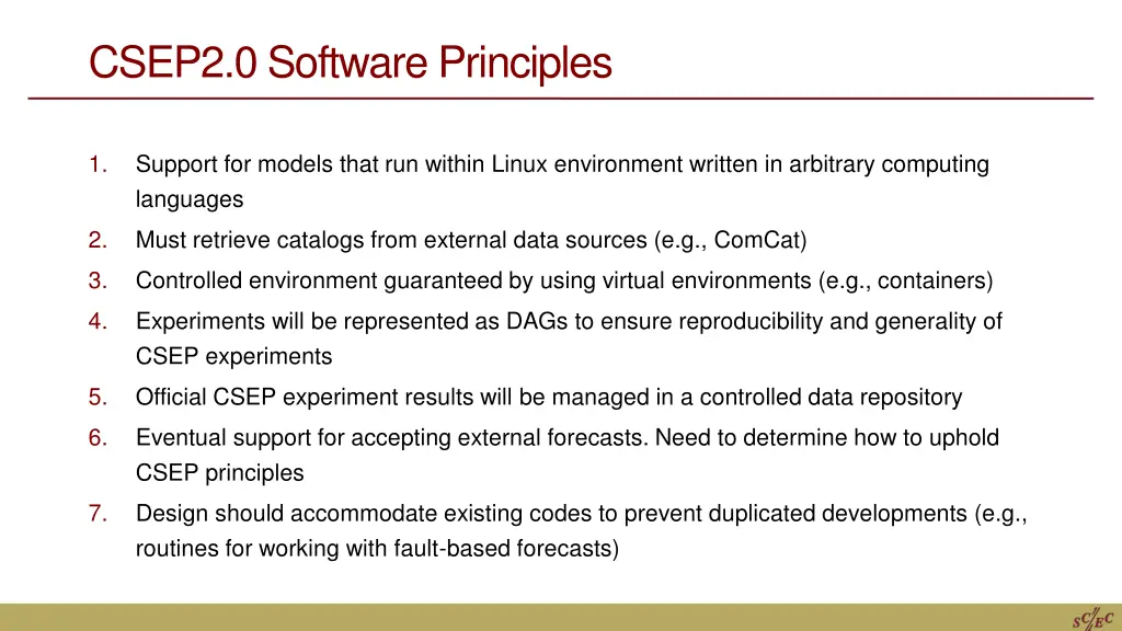 csep2 0 software principles