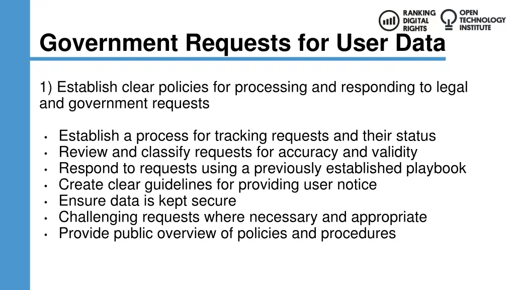 government requests for user data