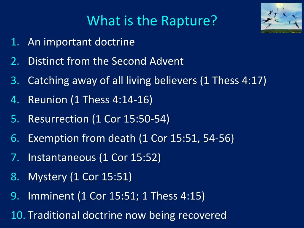 what is the rapture