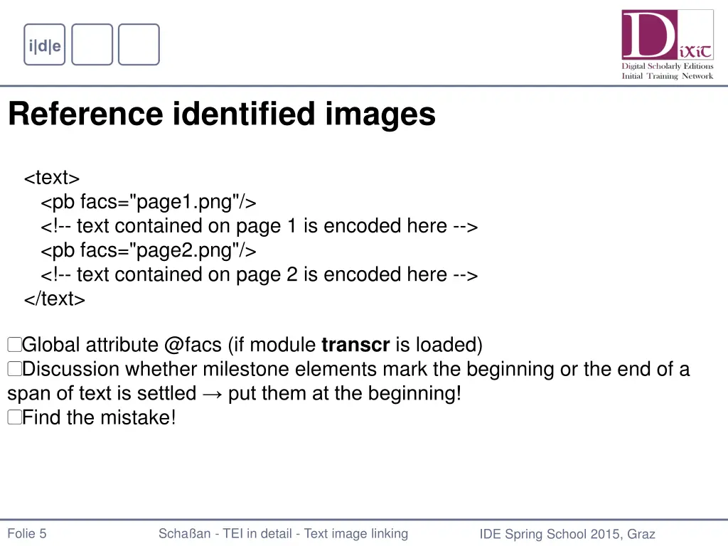 reference identified images