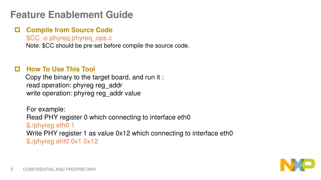 feature enablement guide