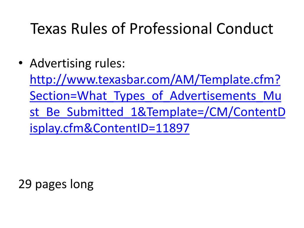 texas rules of professional conduct