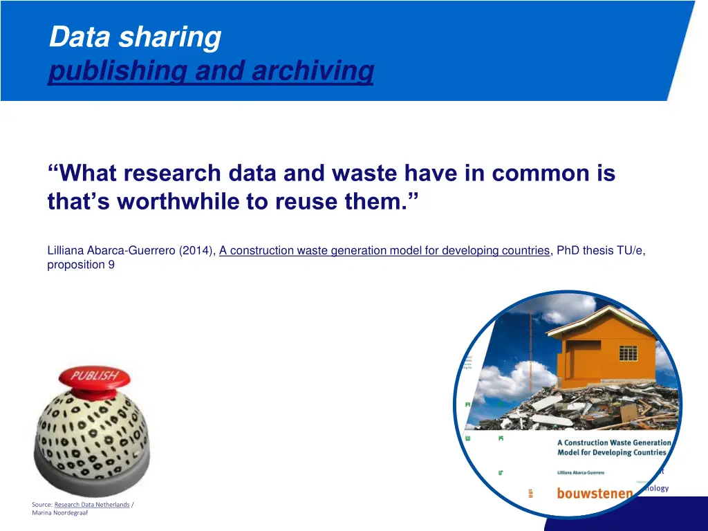 data sharing publishing and archiving