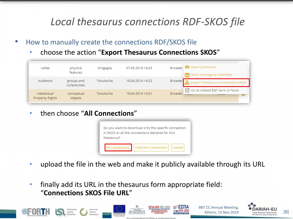 local thesaurus connections rdf skos file