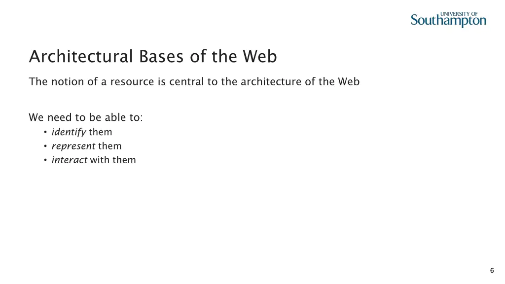 architectural bases of the web