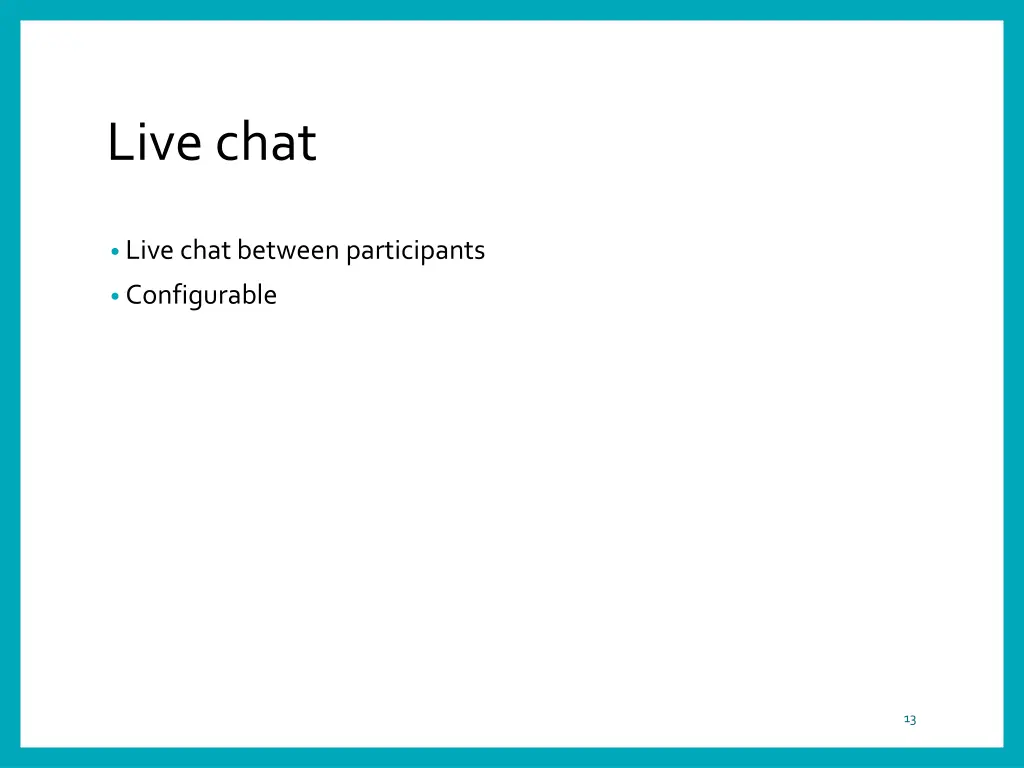 live chat