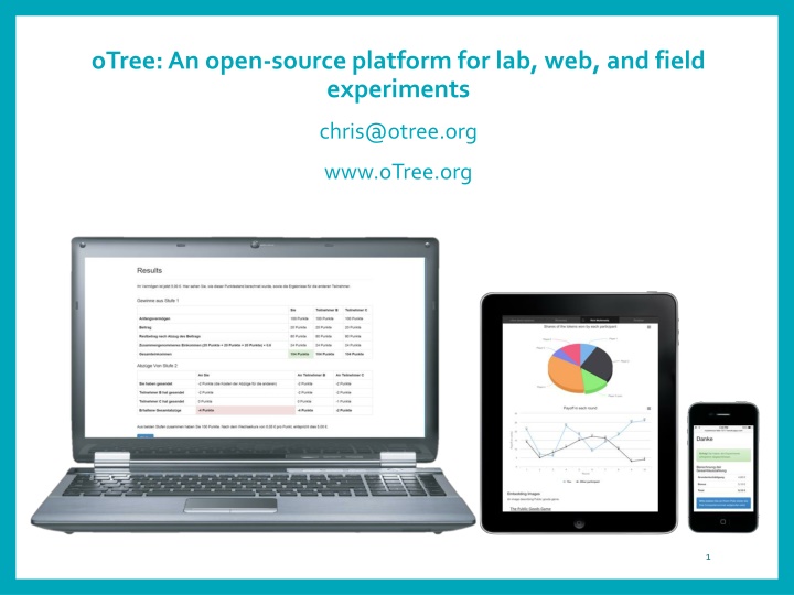 otree an open source platform