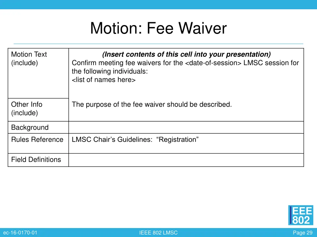 motion fee waiver