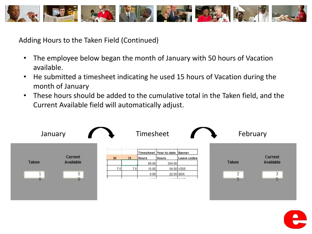 adding hours to the taken field continued