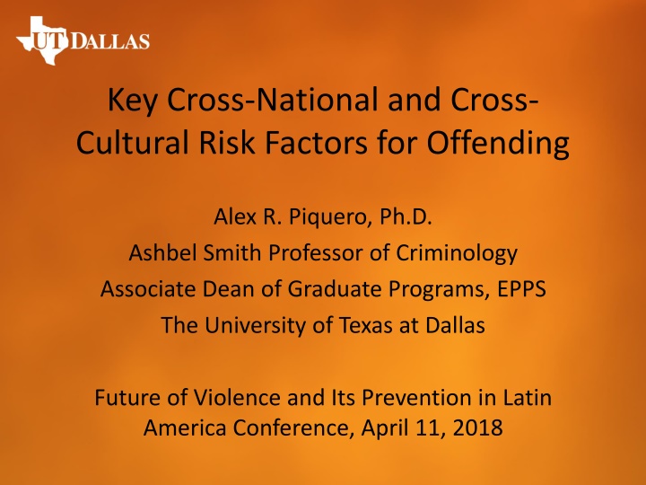 key cross national and cross cultural risk