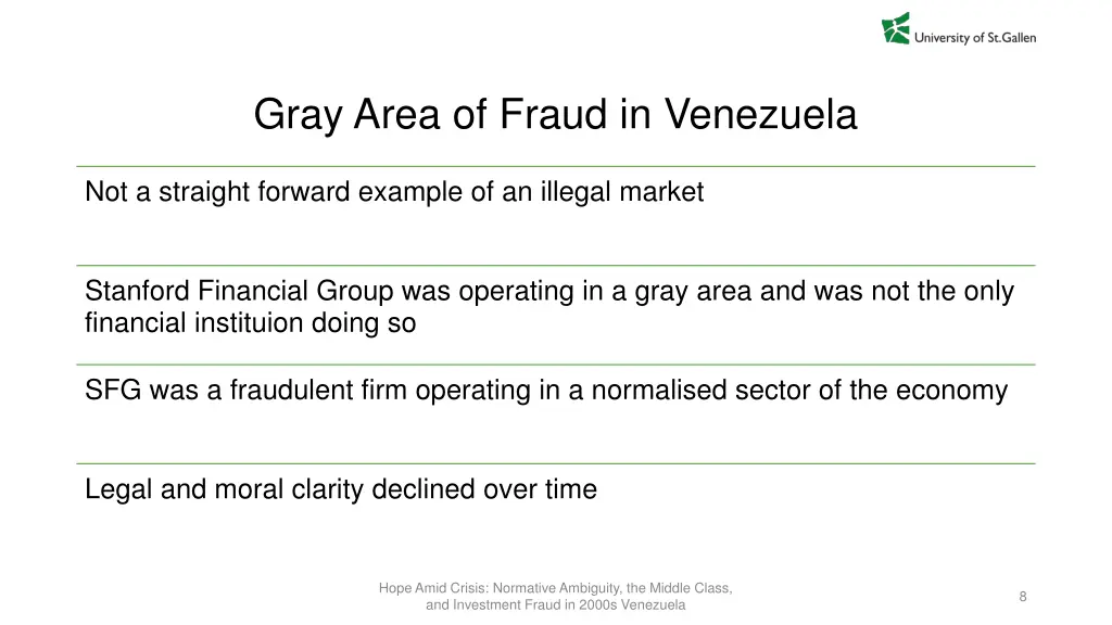 gray area of fraud in venezuela