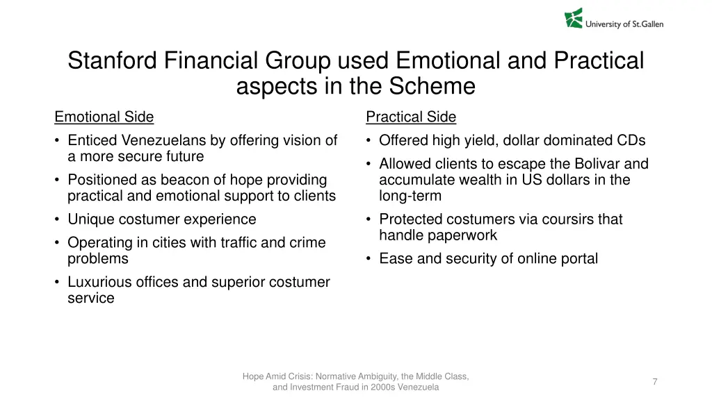 stanford financial group used emotional