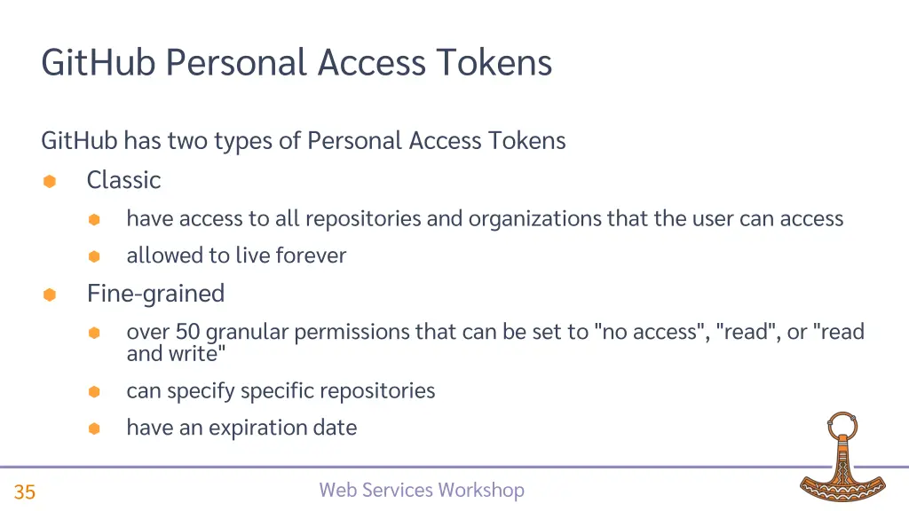 github personal access tokens