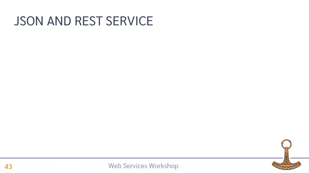 json and rest service