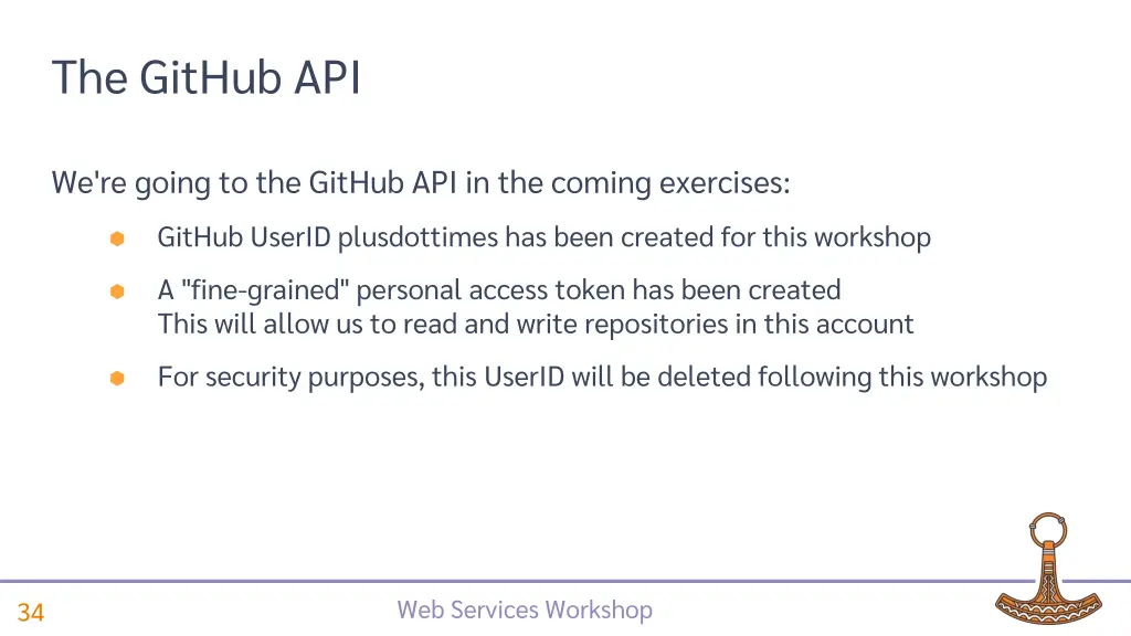 the github api