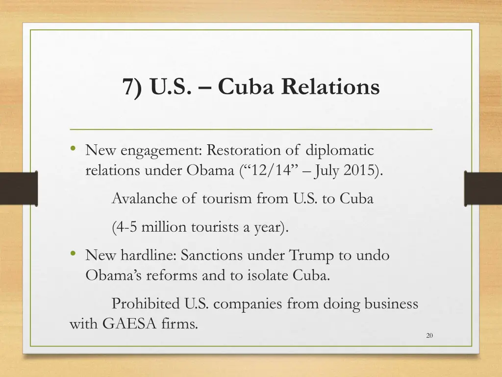 7 u s cuba relations