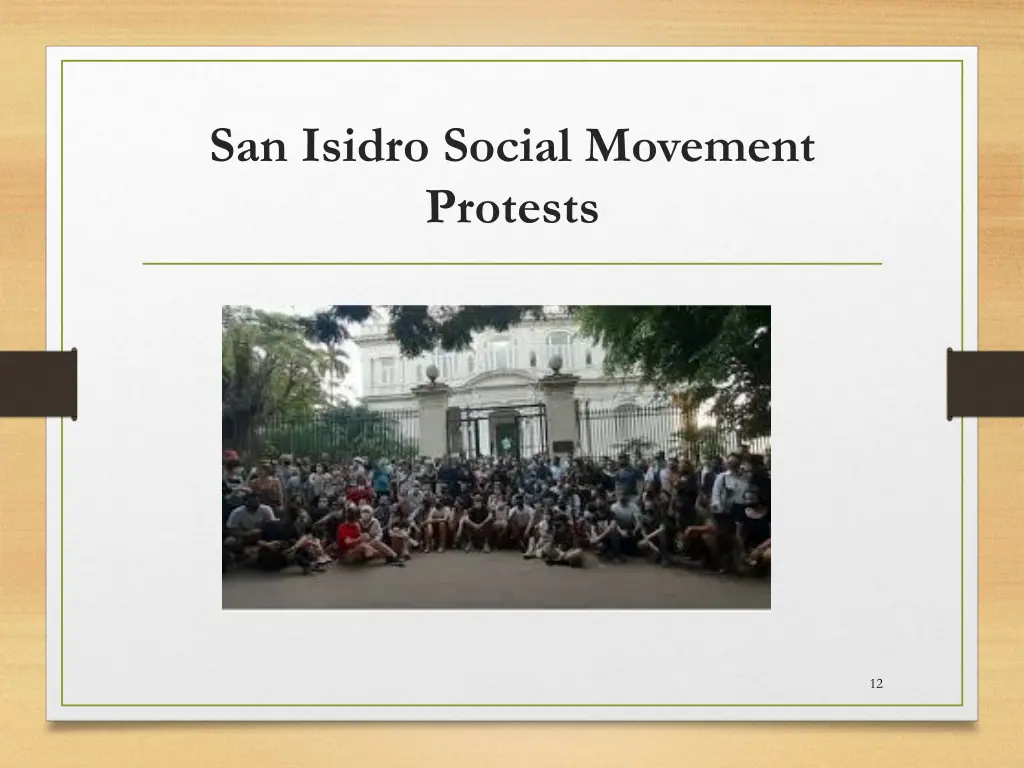 san isidro social movement protests