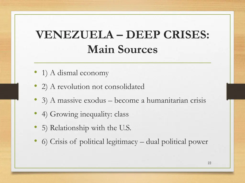 venezuela deep crises main sources