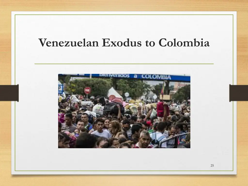 venezuelan exodus to colombia