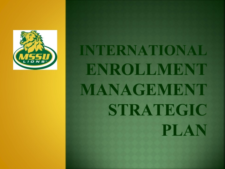 international enrollment management strategic