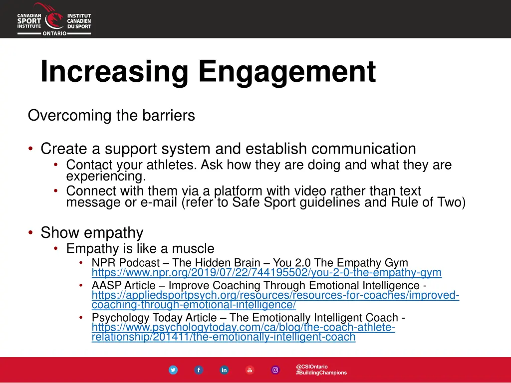 increasing engagement 1