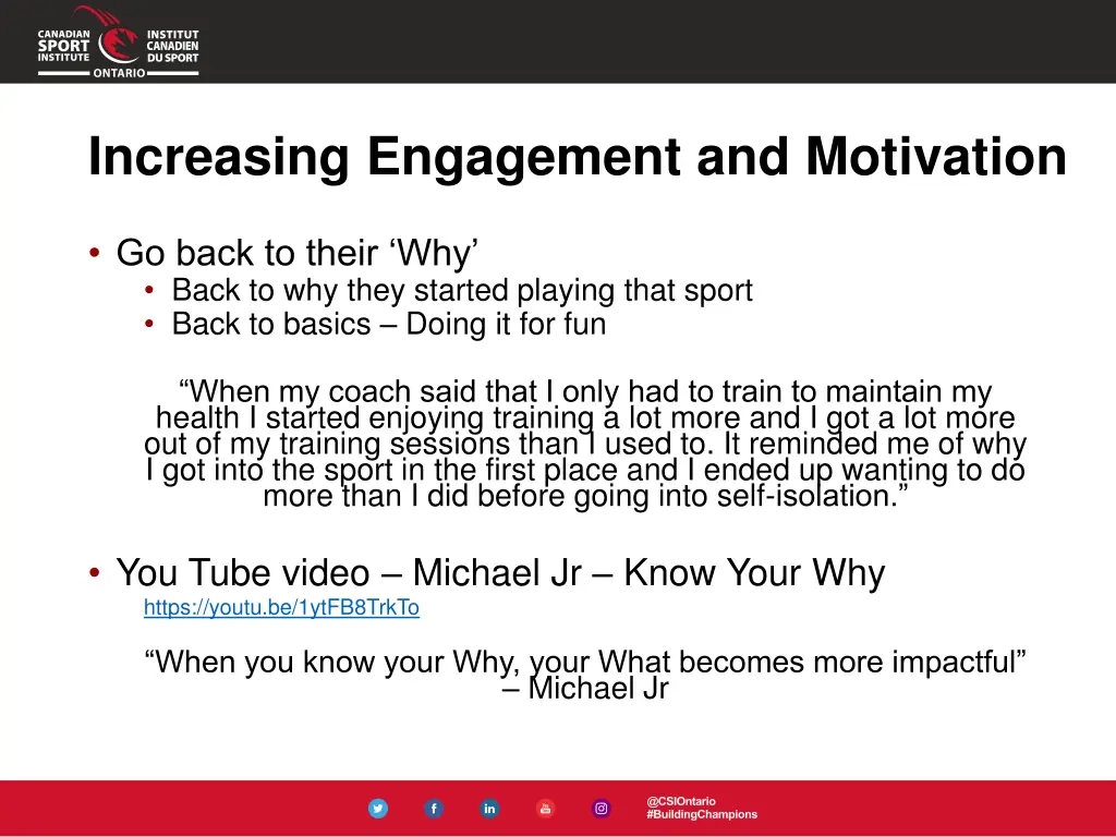 increasing engagement and motivation