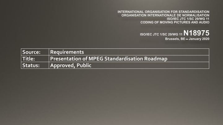 international organisation for standardisation