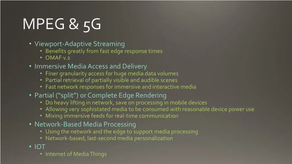 mpeg 5g