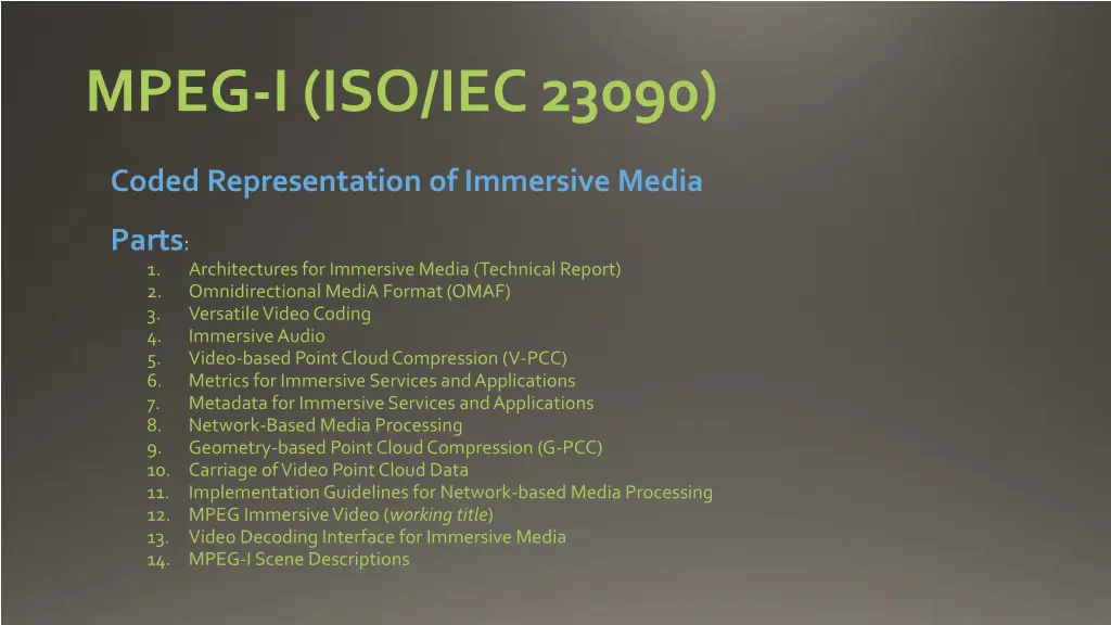 mpeg i iso iec 23090