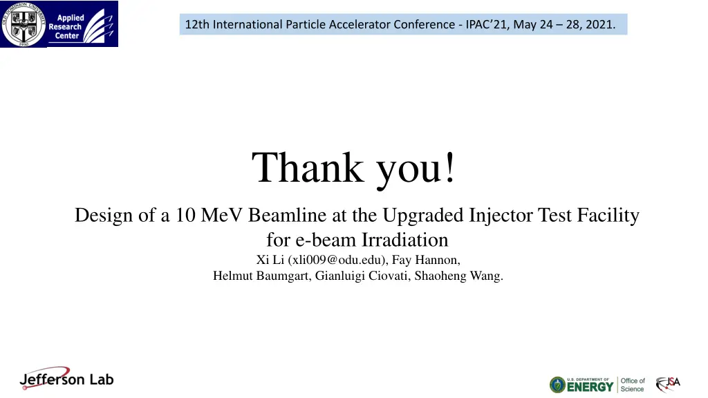 12th international particle accelerator 1