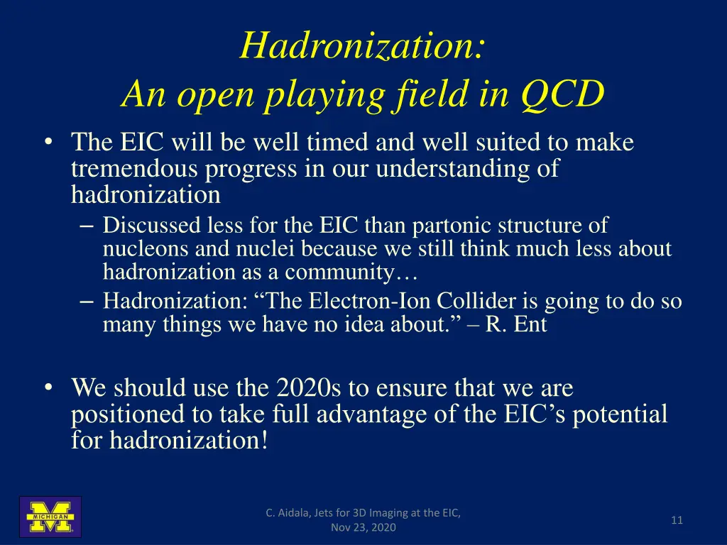 hadronization an open playing field