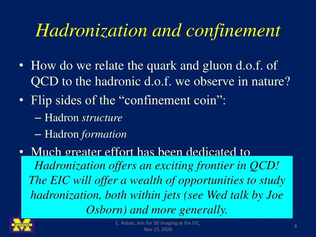 hadronization and confinement 2