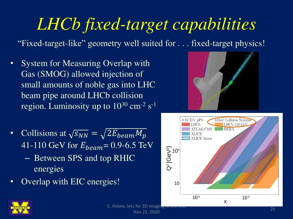 lhcb fixed target capabilities fixed target like