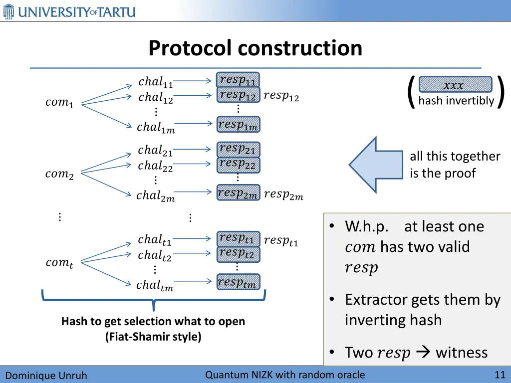 protocol construction