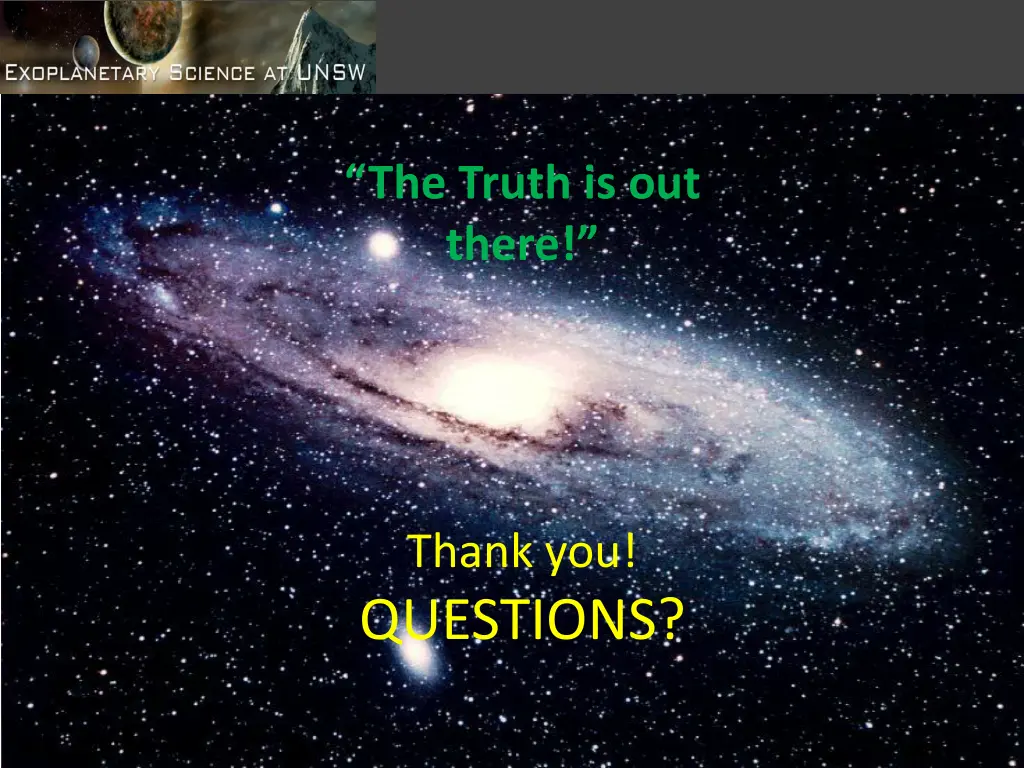 the truth is out there