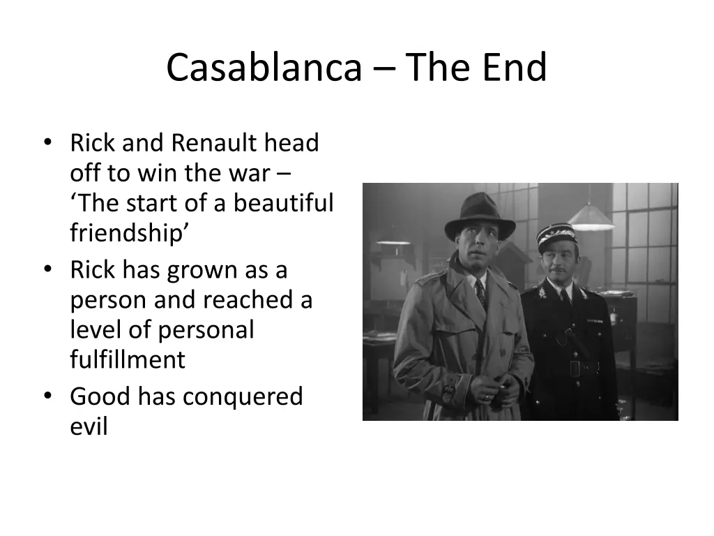 casablanca the end 1