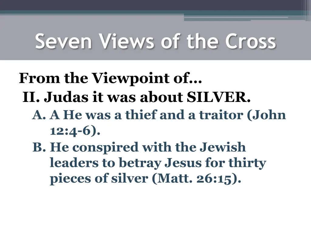 seven views of the cross 1