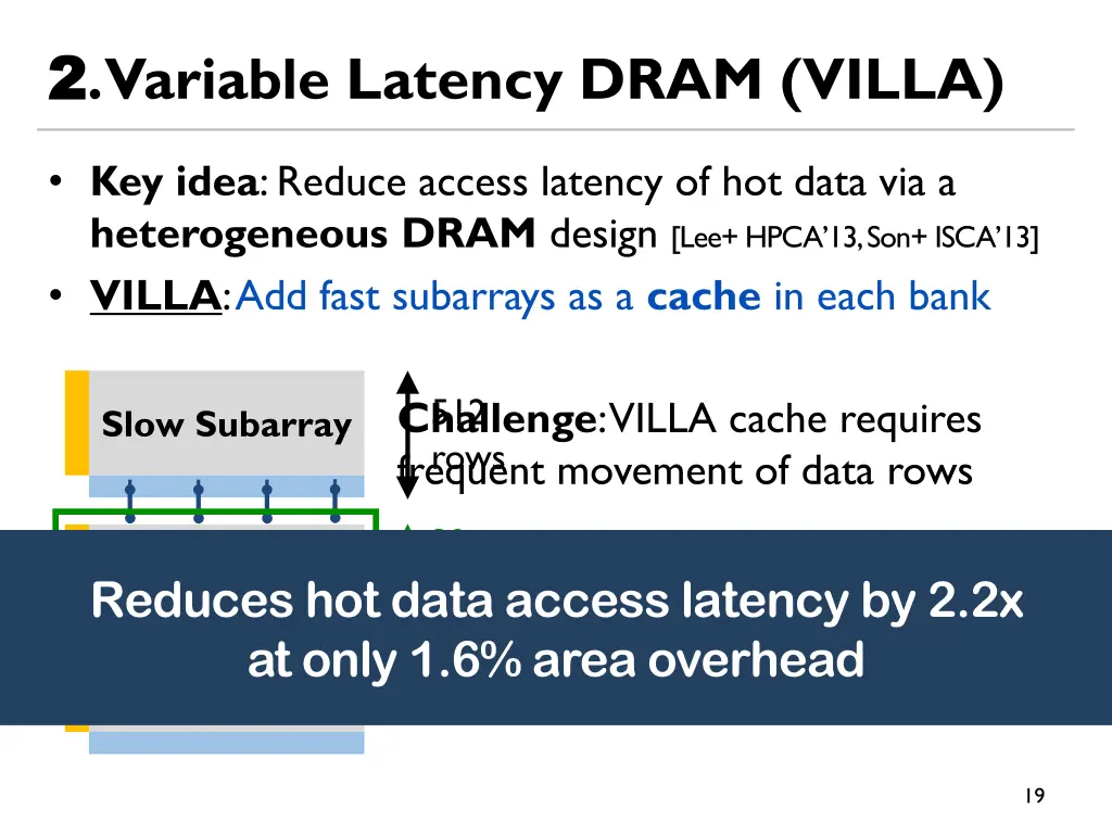 2 2 variable latency dram villa 1