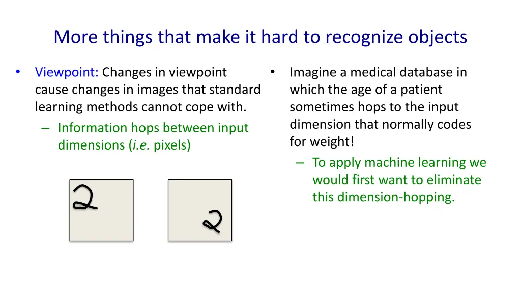 more things that make it hard to recognize objects