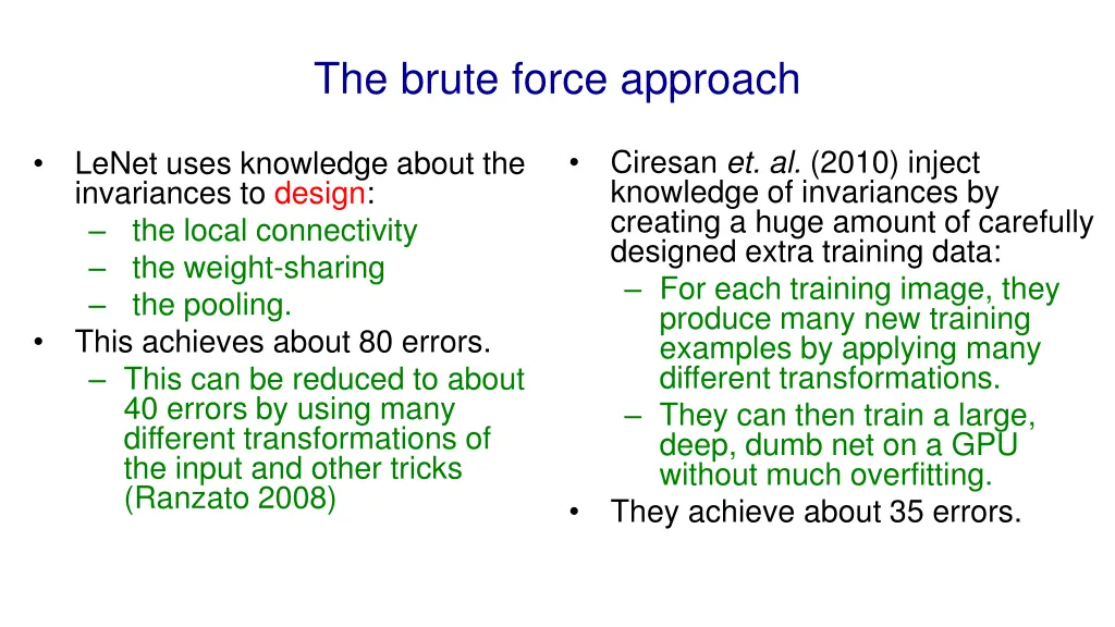 the brute force approach