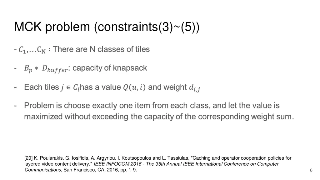 mck problem constraints 3 5