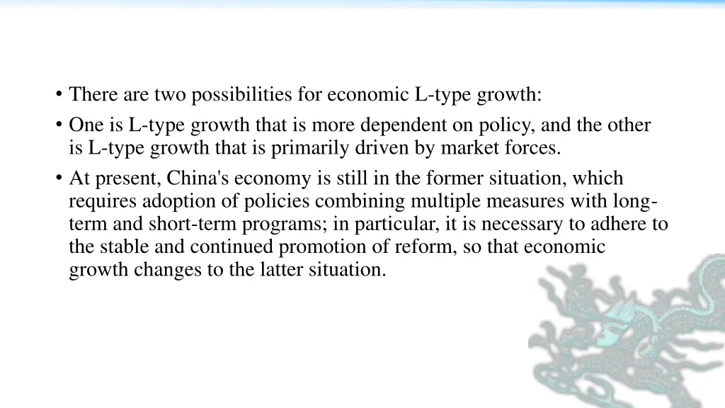 there are two possibilities for economic l type