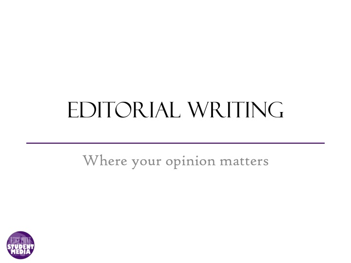 editorial writing