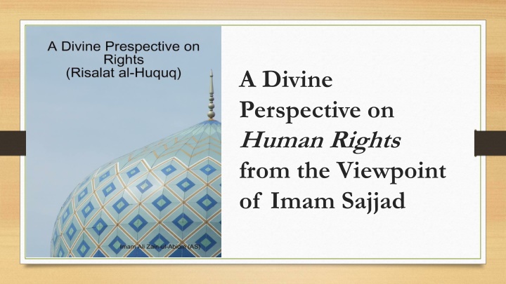 a divine perspective on human rights from