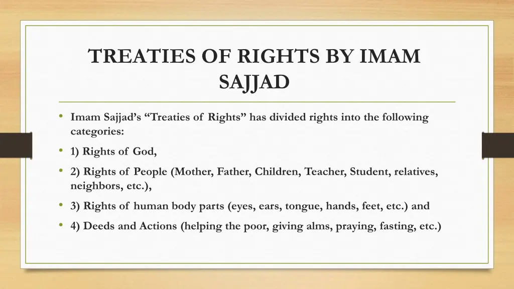 treaties of rights by imam sajjad