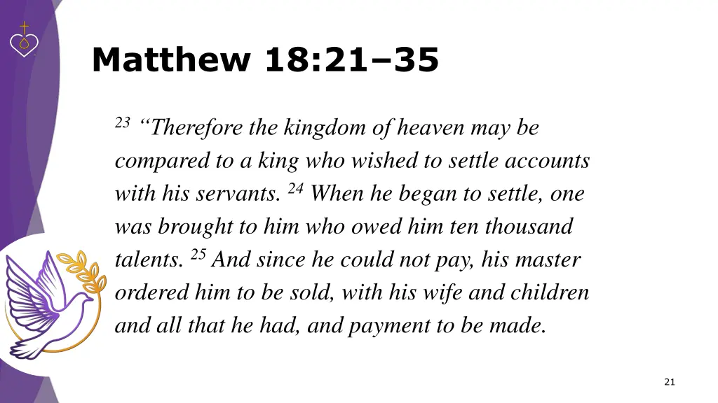 matthew 18 21 35 1